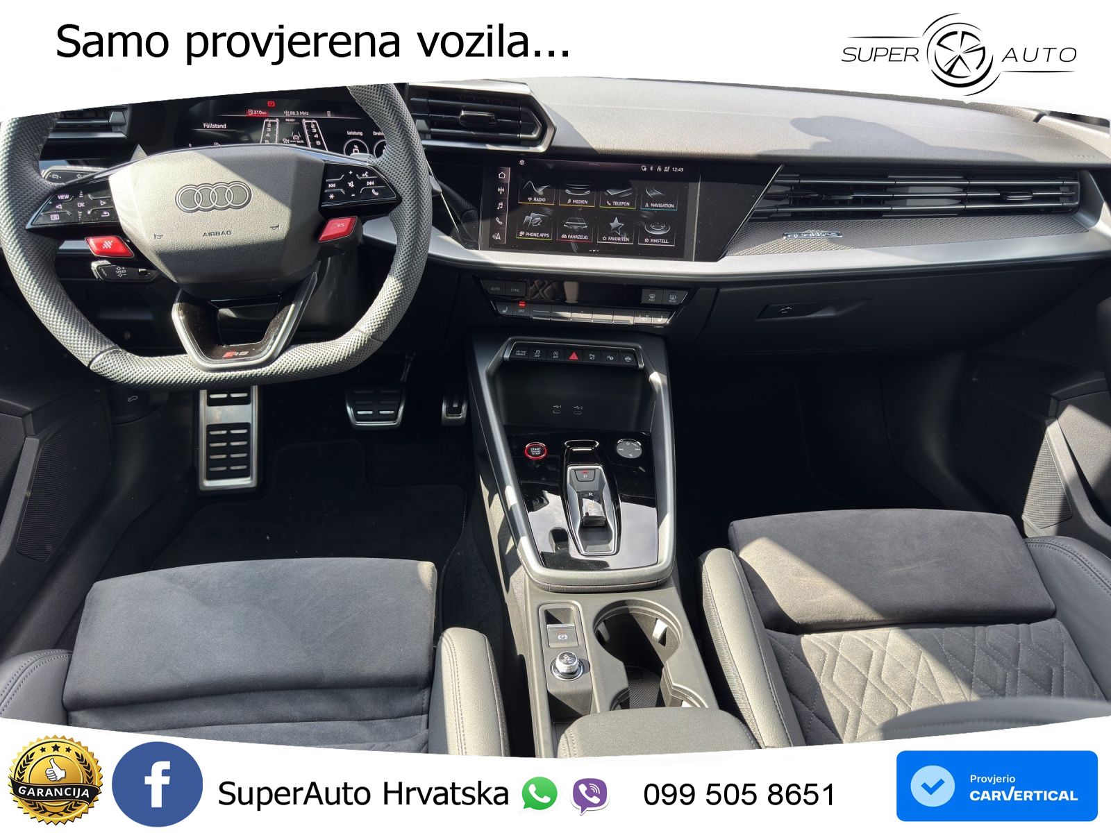 Audi RS3 Sportback 2.5 TFSI (400 KS) quattro S tronic LED+GR SJED+ACC