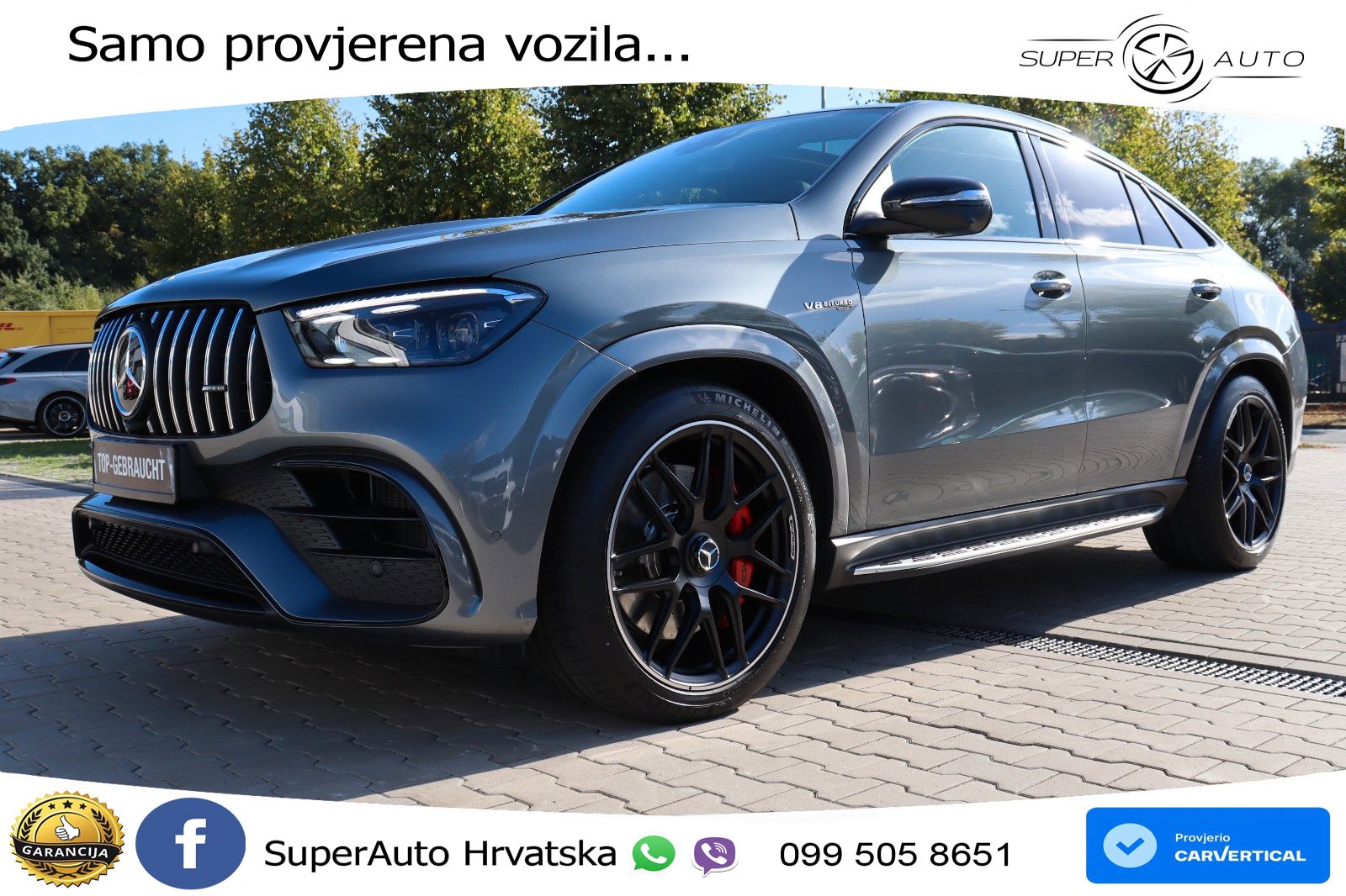 Mercedes AMG GLE Coupe 63 S V8 (612 KS) EQ Boost 4MATIC+ AMG SPEEDSHIFT TCT 9G LED+GR SJED+ACC