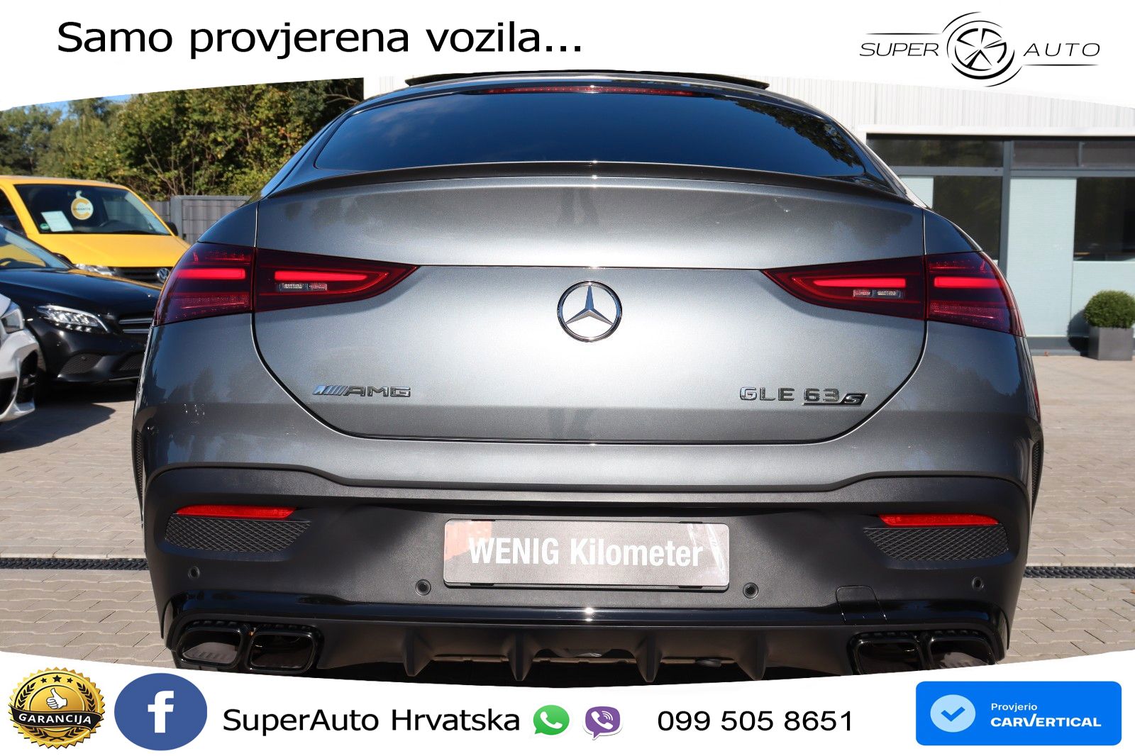 Mercedes AMG GLE Coupe 63 S V8 (612 KS) EQ Boost 4MATIC+ AMG SPEEDSHIFT TCT 9G LED+GR SJED+ACC