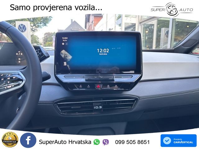 Volkswagen ID.3 Pro 62 kWh (204 KS) LED+GR SJED+ACC