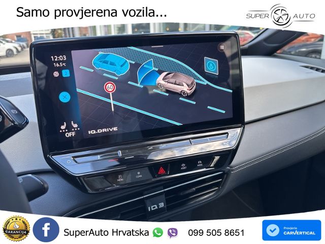 Volkswagen ID.3 Pro 62 kWh (204 KS) LED+GR SJED+ACC