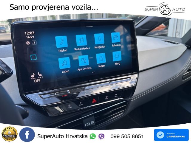 Volkswagen ID.3 Pro 62 kWh (204 KS) LED+GR SJED+ACC