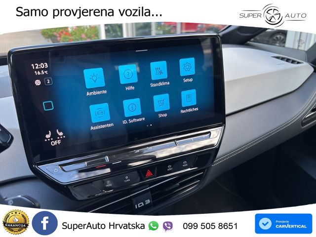 Volkswagen ID.3 Pro 62 kWh (204 KS) LED+GR SJED+ACC
