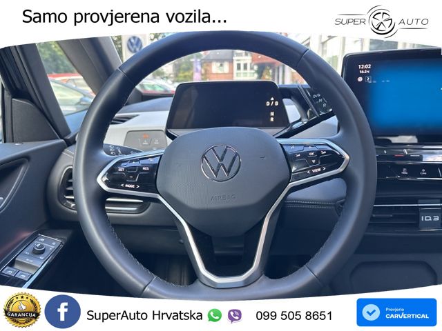 Volkswagen ID.3 Pro 62 kWh (204 KS) LED+GR SJED+ACC