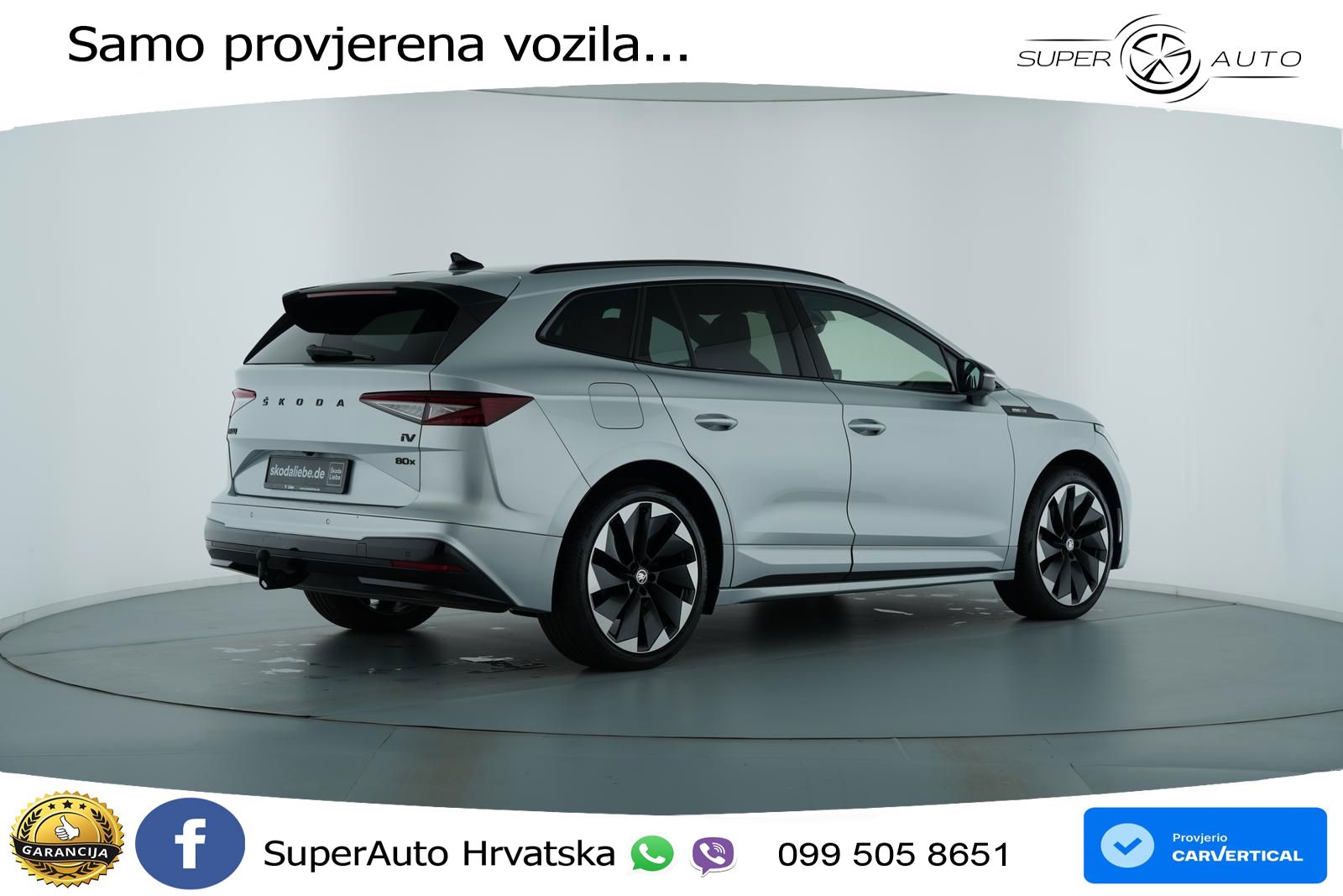 Škoda Enyaq iV 80x 82 kWh (265 KS) AWD