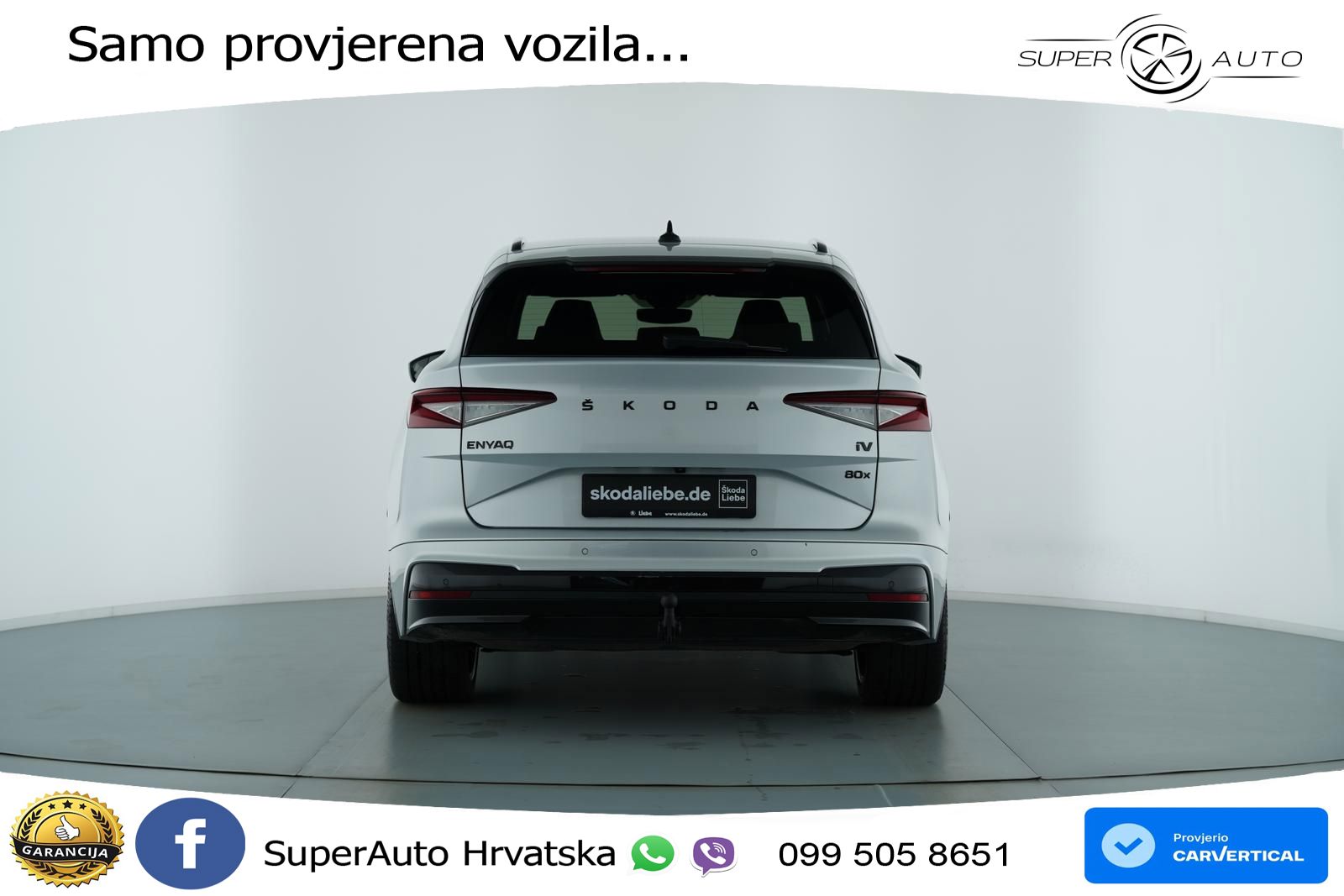 Škoda Enyaq iV 80x 82 kWh (265 KS) AWD