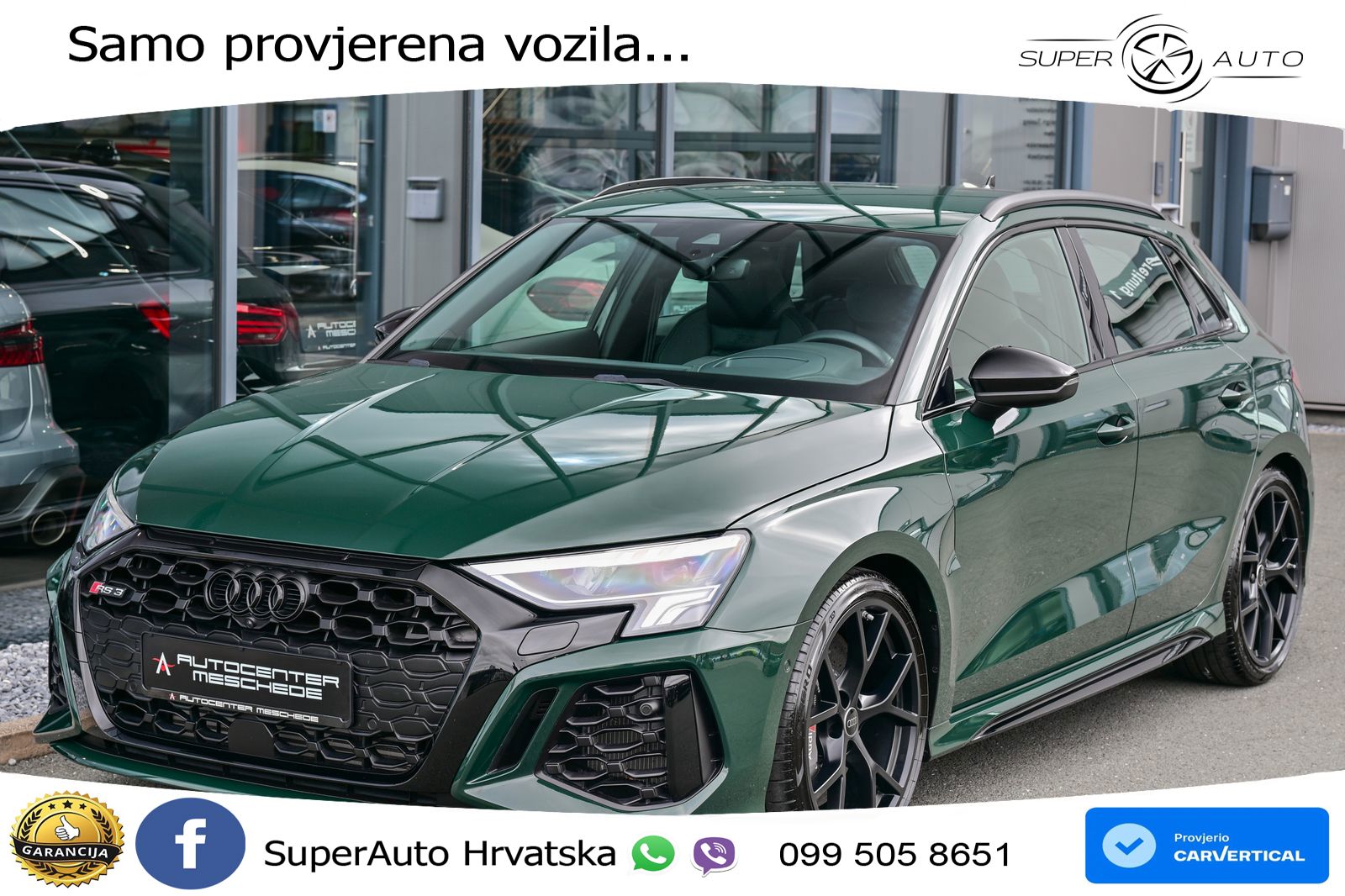 Audi RS3 Sedan 2.5 TFSI (400 KS) quattro S tronic LED+GR SJED+ACC