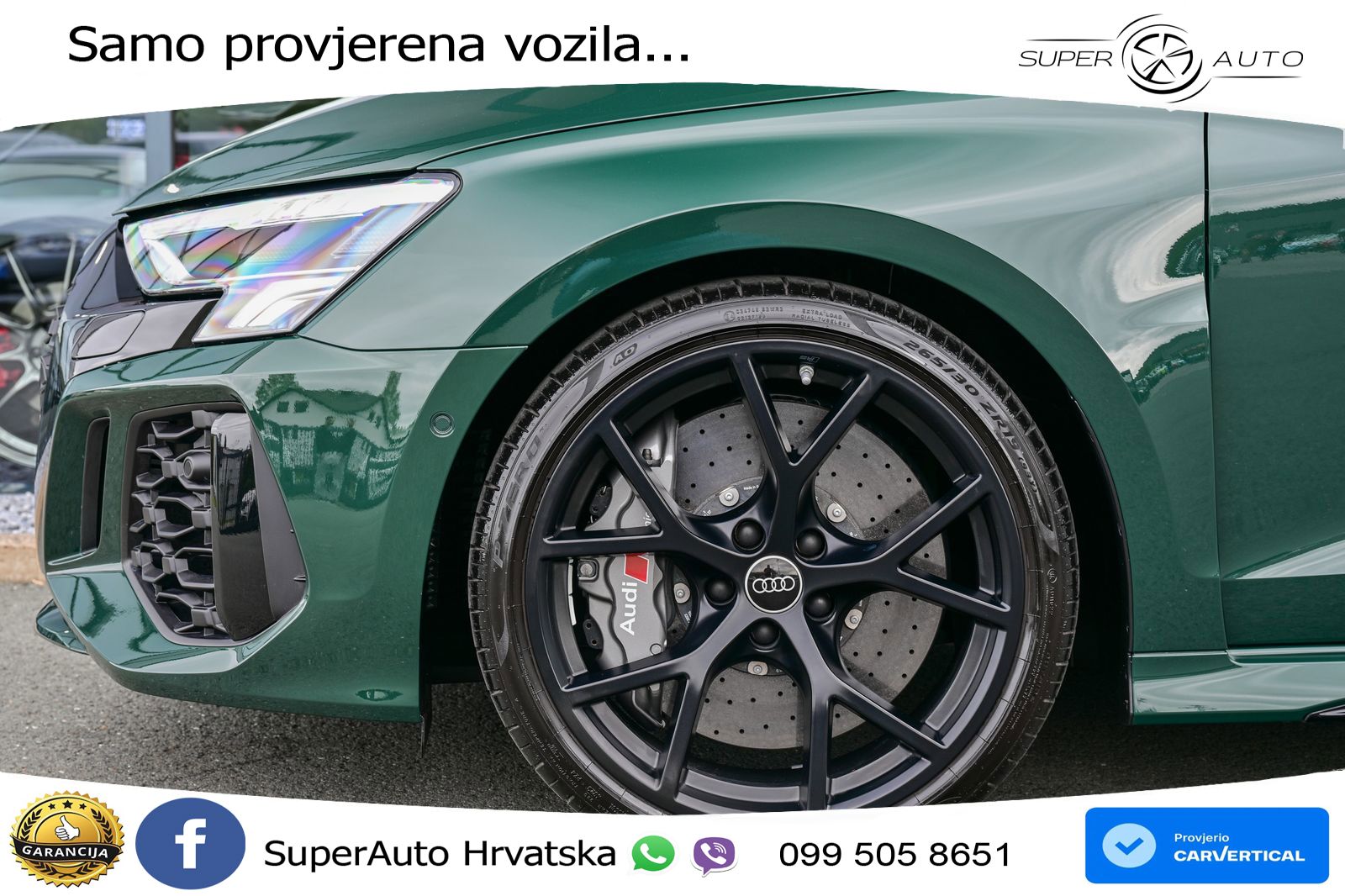 Audi RS3 Sedan 2.5 TFSI (400 KS) quattro S tronic LED+GR SJED+ACC