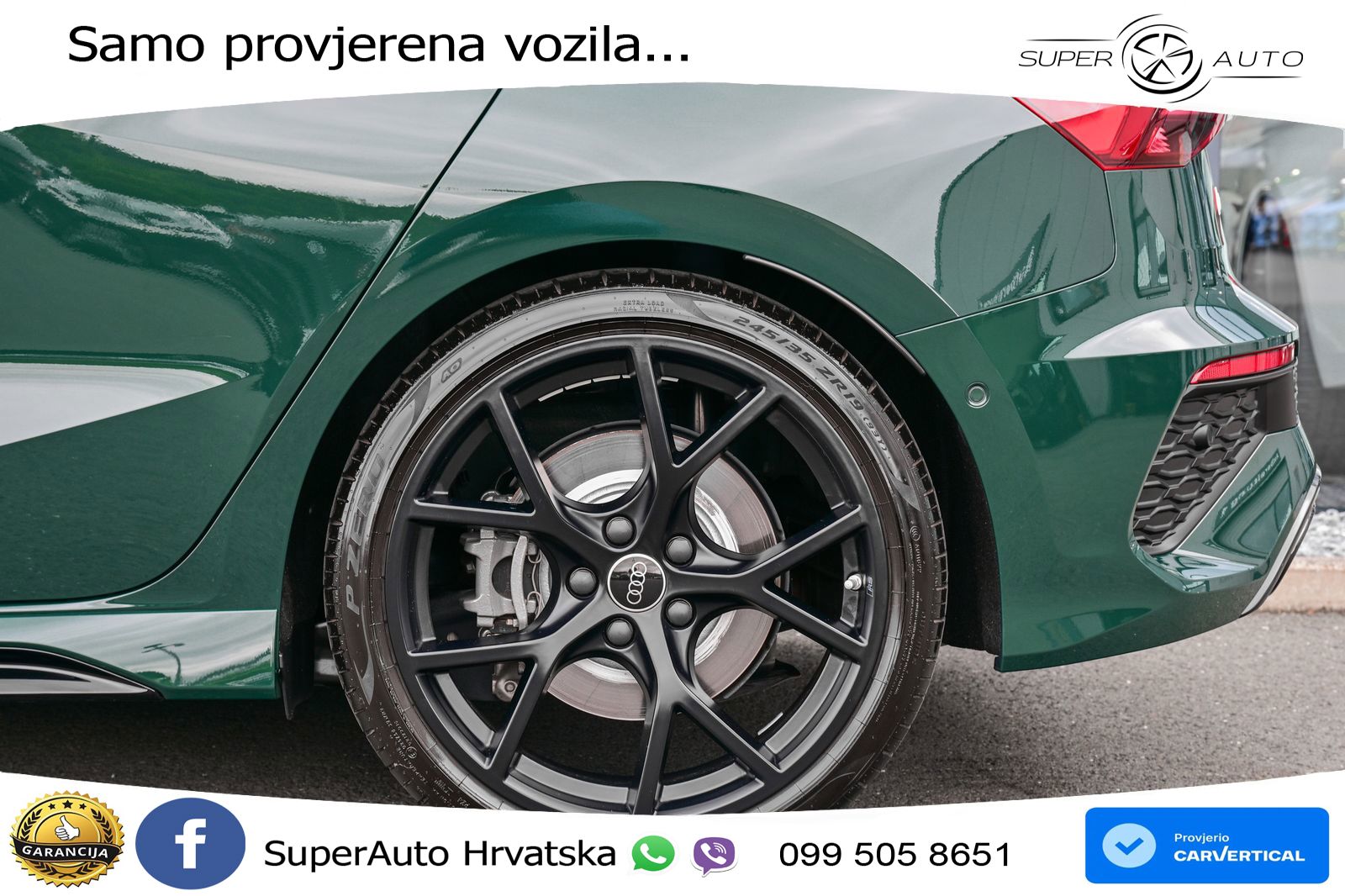 Audi RS3 Sedan 2.5 TFSI (400 KS) quattro S tronic LED+GR SJED+ACC