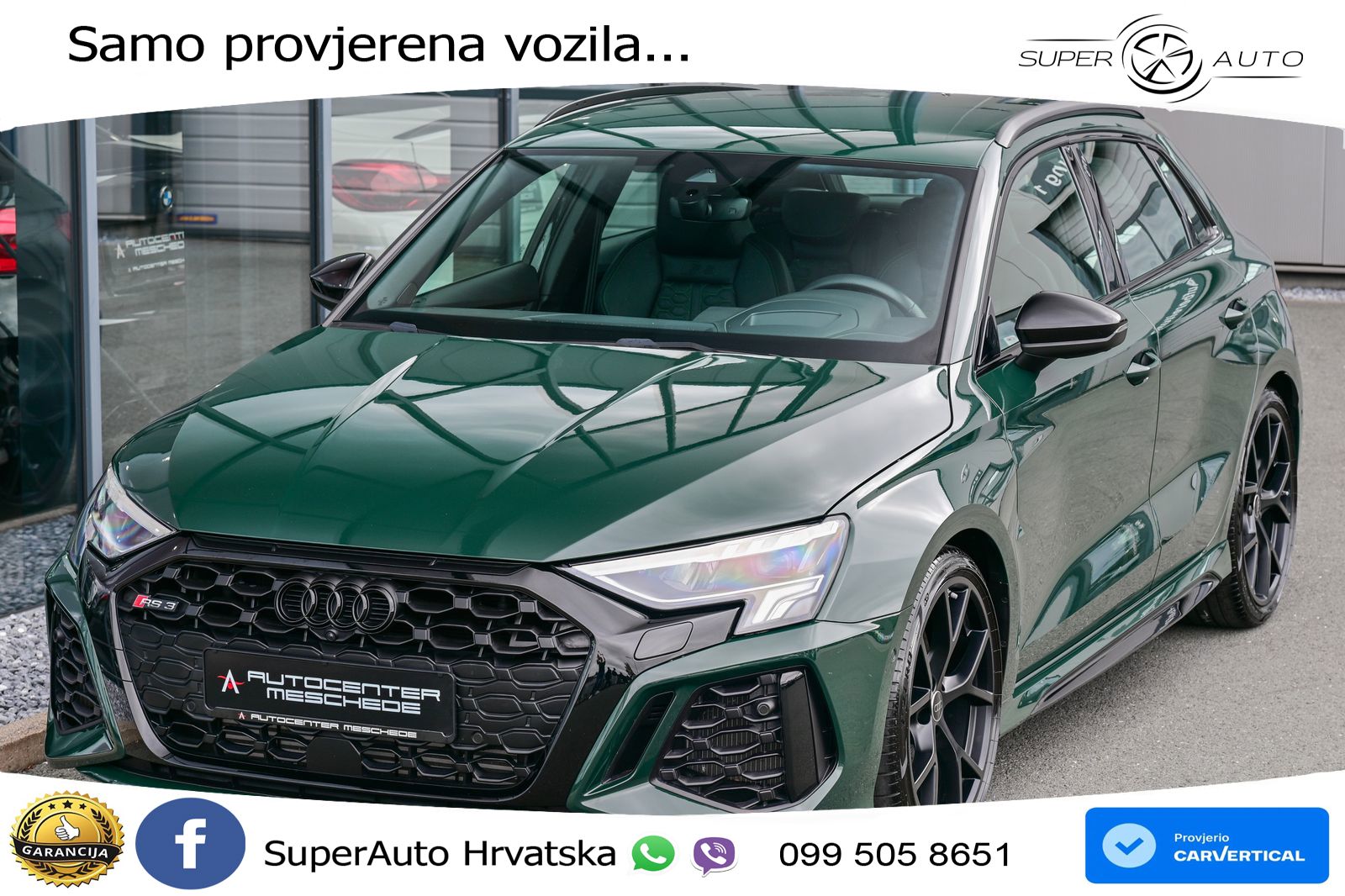 Audi RS3 Sedan 2.5 TFSI (400 KS) quattro S tronic LED+GR SJED+ACC