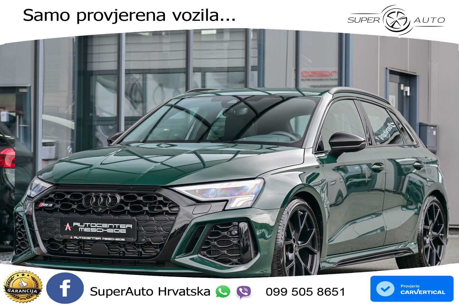 Audi RS3 Sedan 2.5 TFSI (400 KS) quattro S tronic LED+GR SJED+ACC