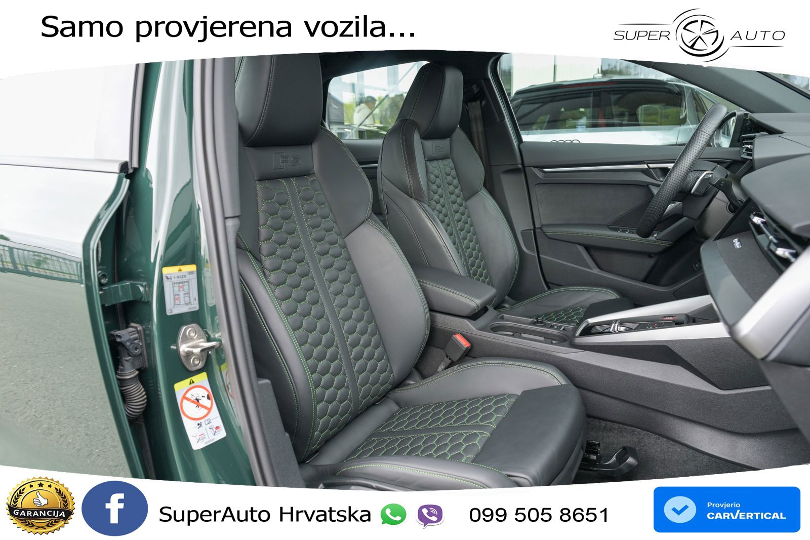 Audi RS3 Sedan 2.5 TFSI (400 KS) quattro S tronic LED+GR SJED+ACC