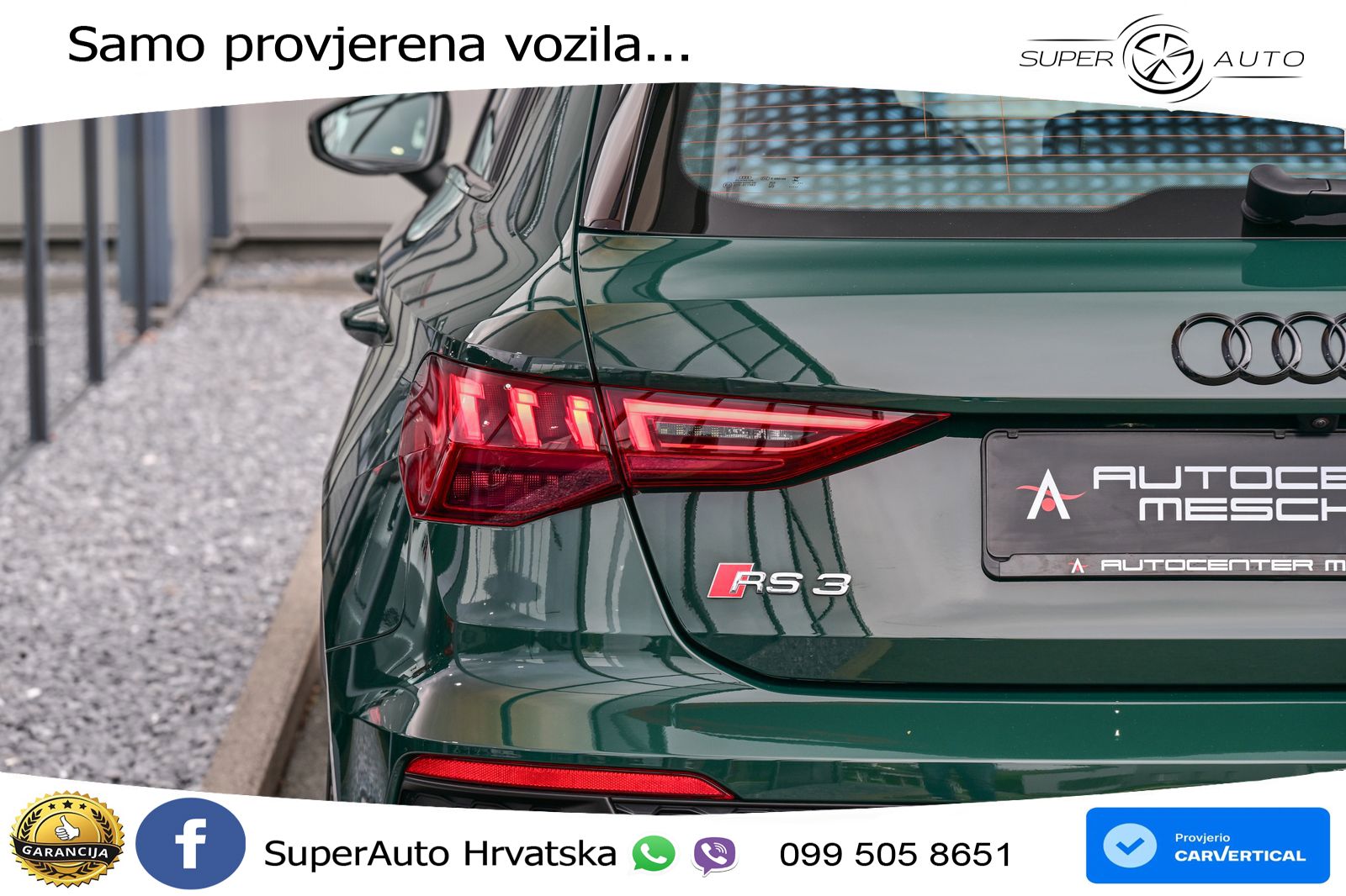 Audi RS3 Sedan 2.5 TFSI (400 KS) quattro S tronic LED+GR SJED+ACC