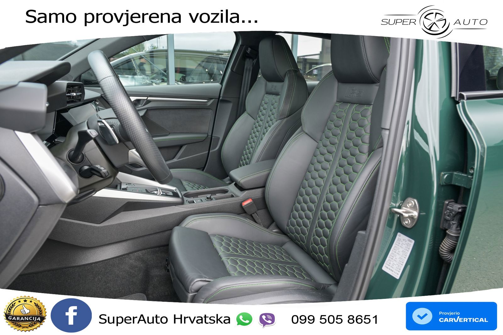 Audi RS3 Sedan 2.5 TFSI (400 KS) quattro S tronic LED+GR SJED+ACC