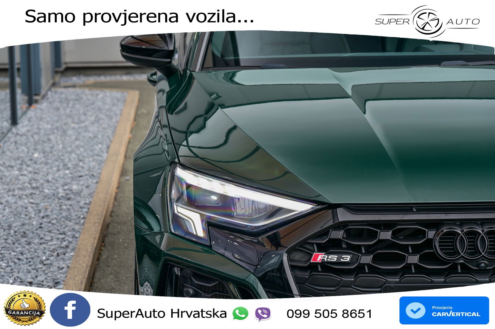 Audi RS3 Sedan 2.5 TFSI (400 KS) quattro S tronic LED+GR SJED+ACC