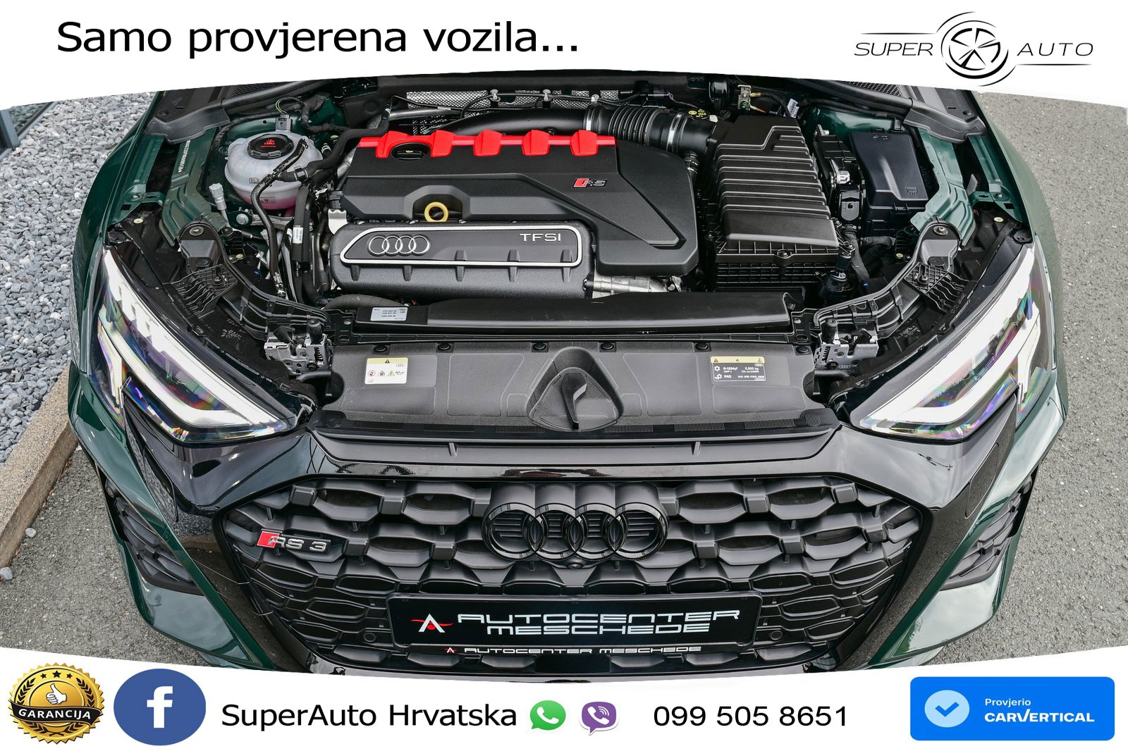 Audi RS3 Sedan 2.5 TFSI (400 KS) quattro S tronic LED+GR SJED+ACC