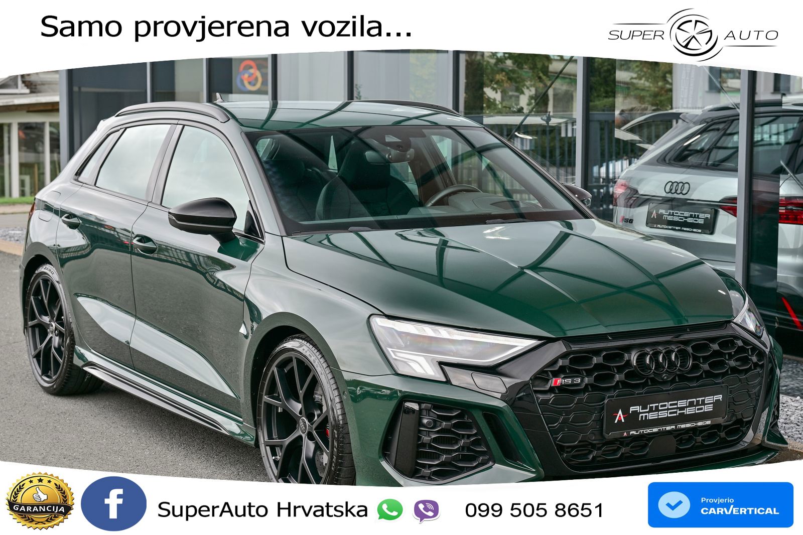 Audi RS3 Sedan 2.5 TFSI (400 KS) quattro S tronic LED+GR SJED+ACC