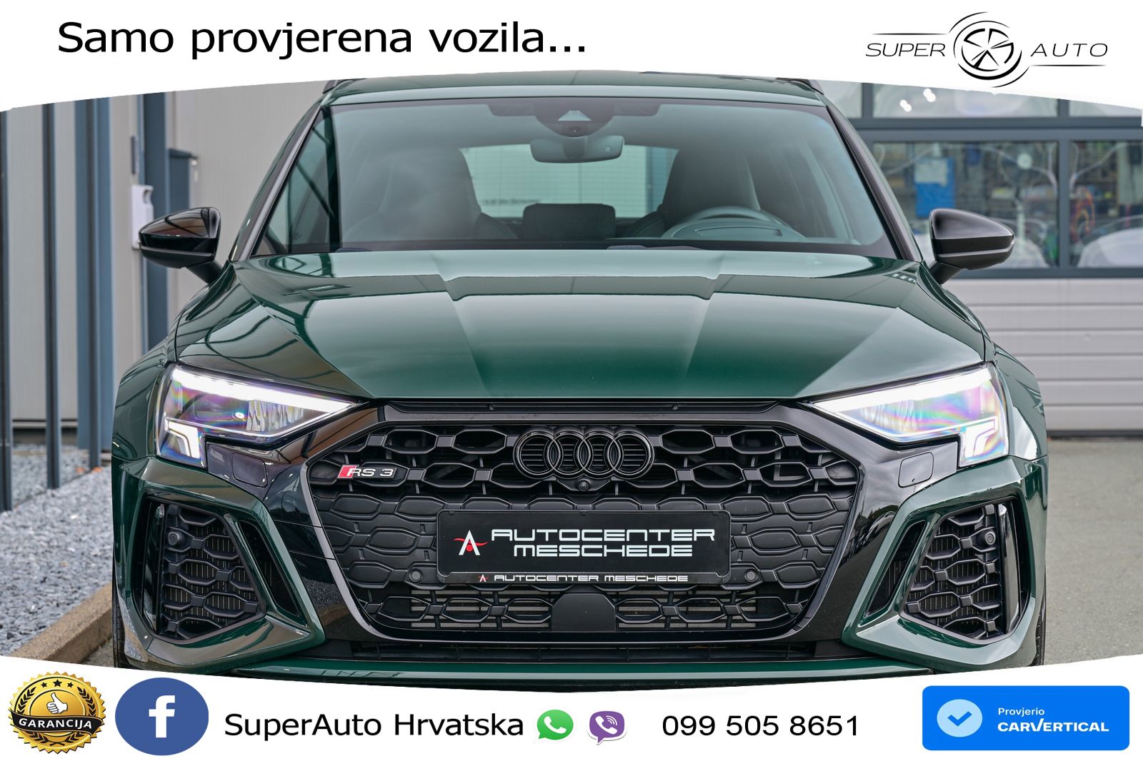 Audi RS3 Sedan 2.5 TFSI (400 KS) quattro S tronic LED+GR SJED+ACC