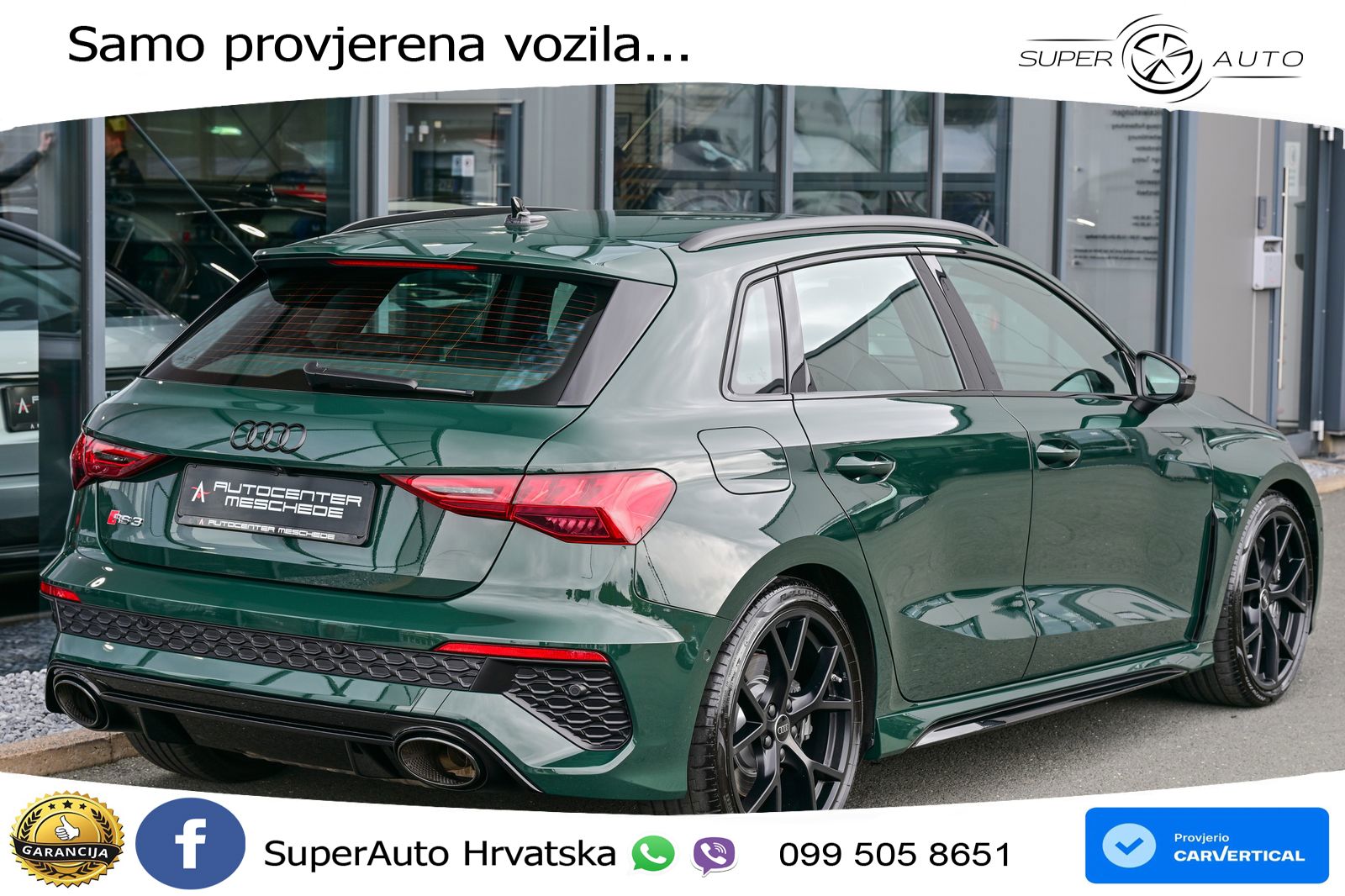 Audi RS3 Sedan 2.5 TFSI (400 KS) quattro S tronic LED+GR SJED+ACC