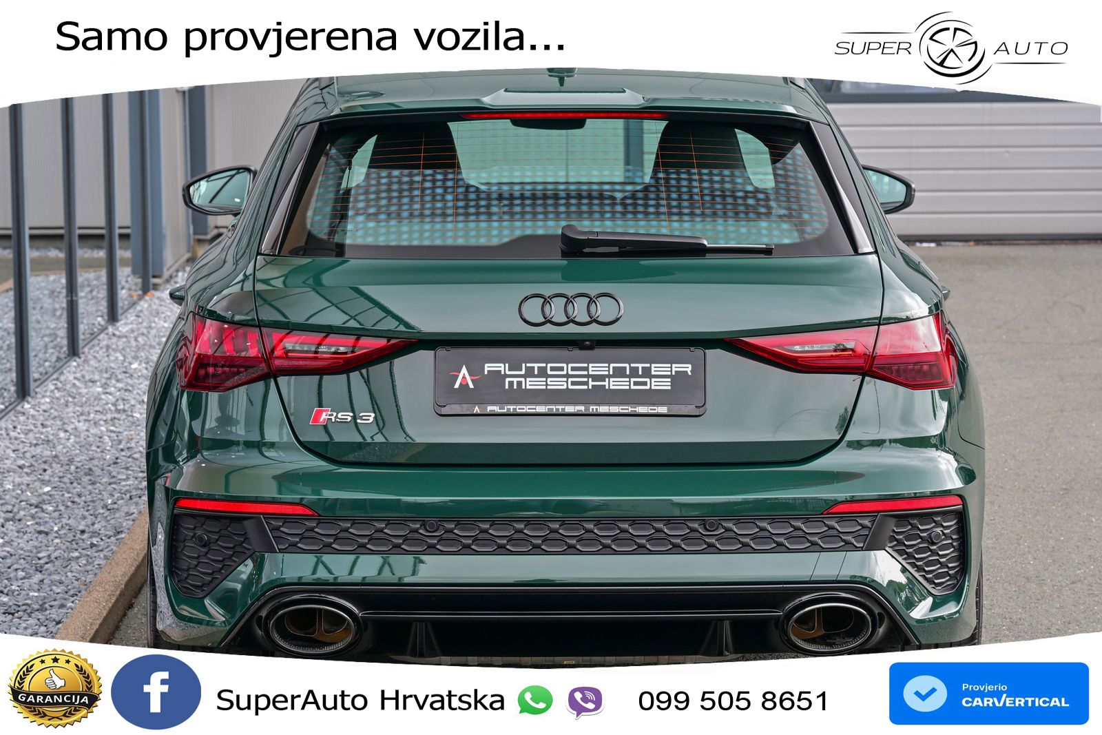 Audi RS3 Sedan 2.5 TFSI (400 KS) quattro S tronic LED+GR SJED+ACC