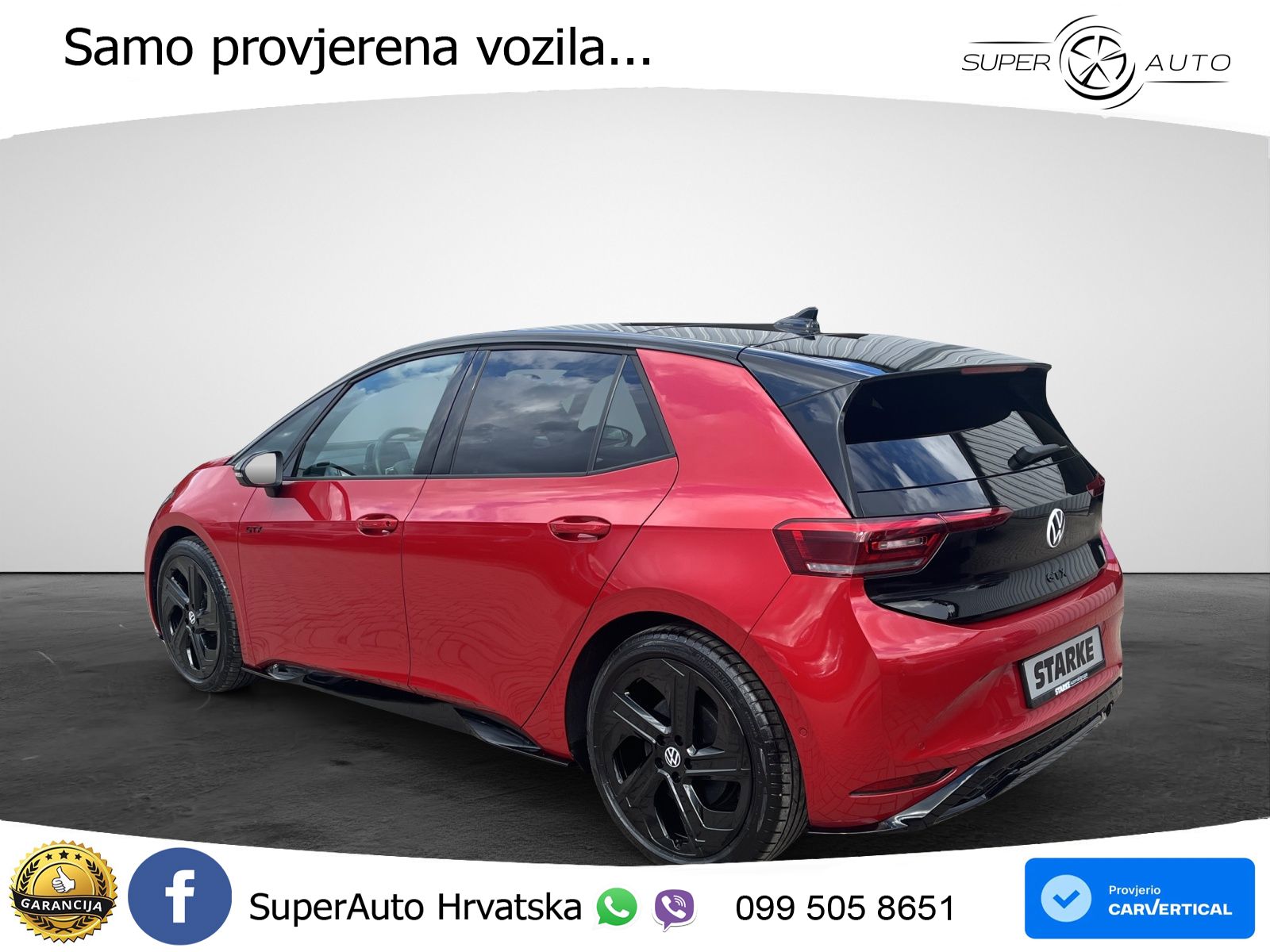 Volkswagen ID.3 GTX Performance 84 kWh (326 KS) LED+GR SJED+ACC