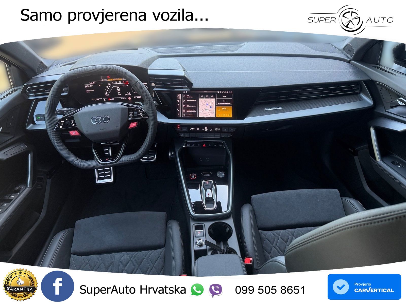 Audi RS3 Sedan 2.5 TFSI (400 KS) quattro S tronic LED+GR SJED+ACC