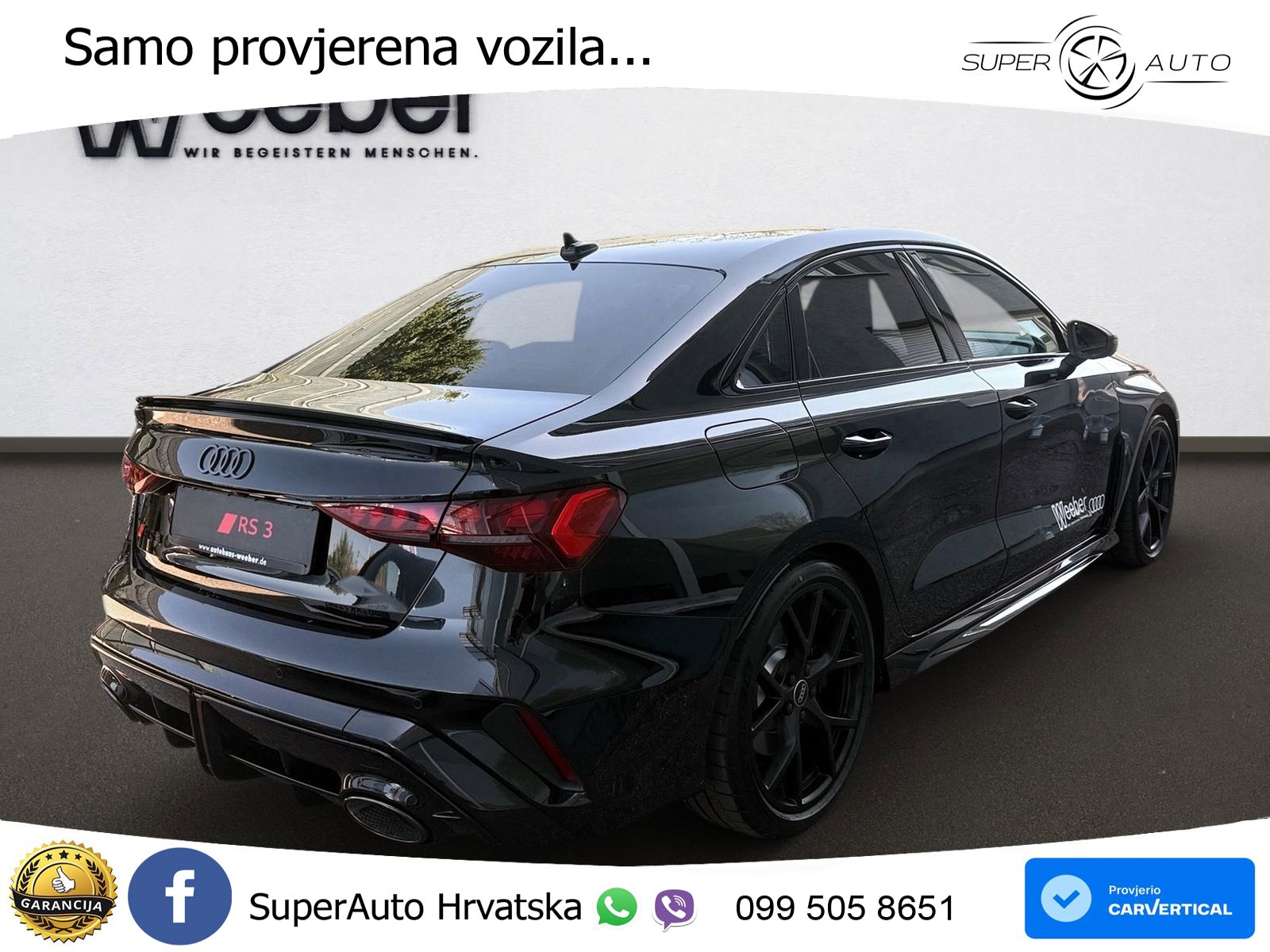 Audi RS3 Sedan 2.5 TFSI (400 KS) quattro S tronic LED+GR SJED+ACC