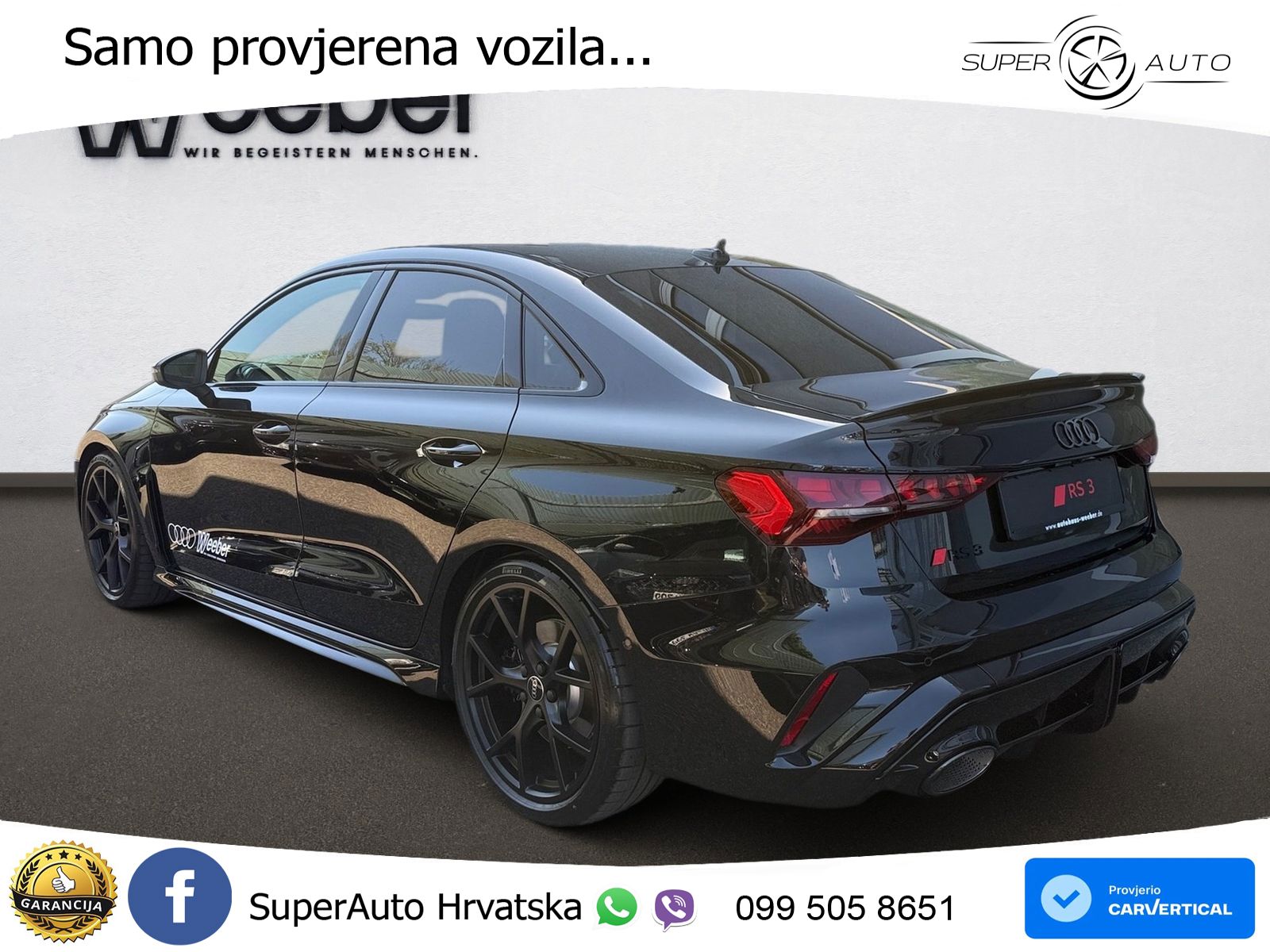 Audi RS3 Sedan 2.5 TFSI (400 KS) quattro S tronic LED+GR SJED+ACC
