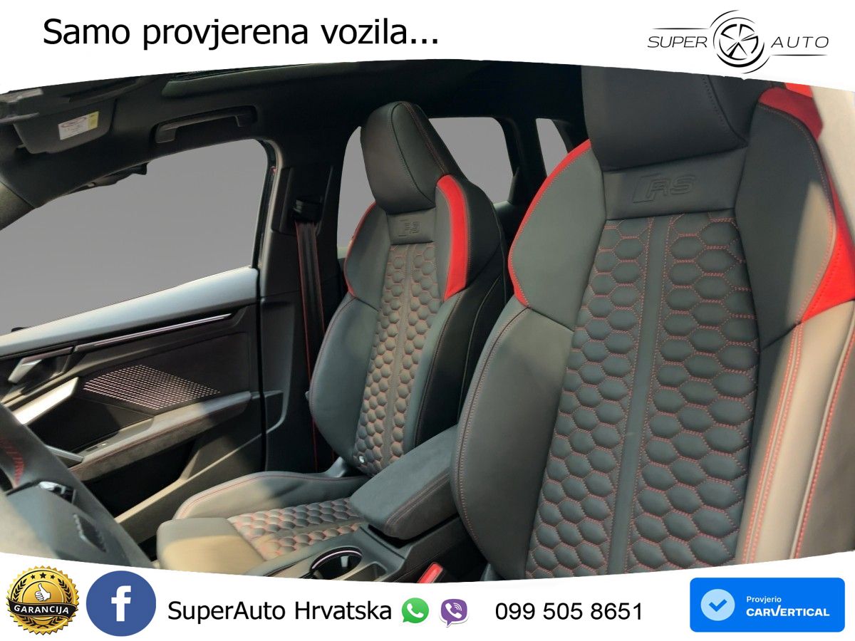 Audi RS3 Sedan 2.5 TFSI (400 KS) quattro S tronic LED+GR SJED+ACC