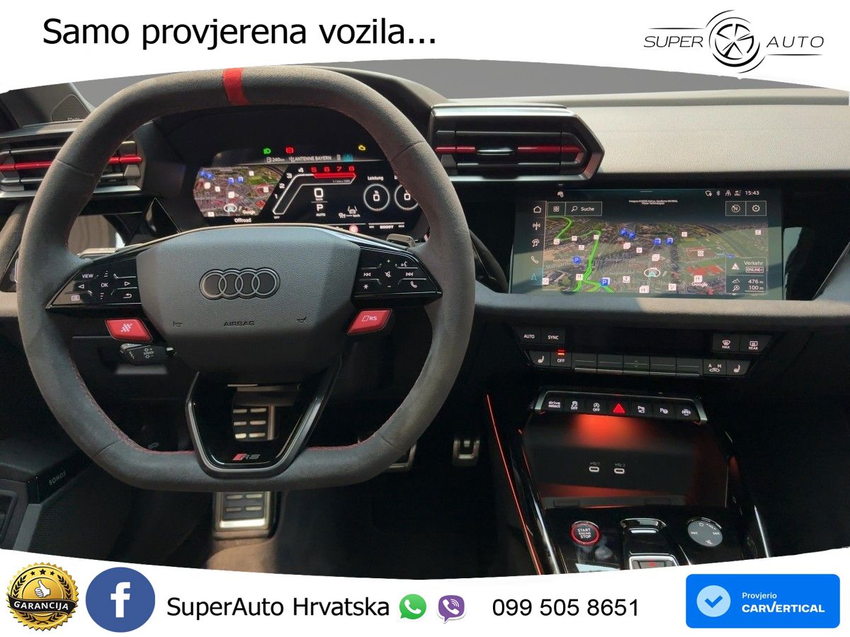 Audi RS3 Sedan 2.5 TFSI (400 KS) quattro S tronic LED+GR SJED+ACC