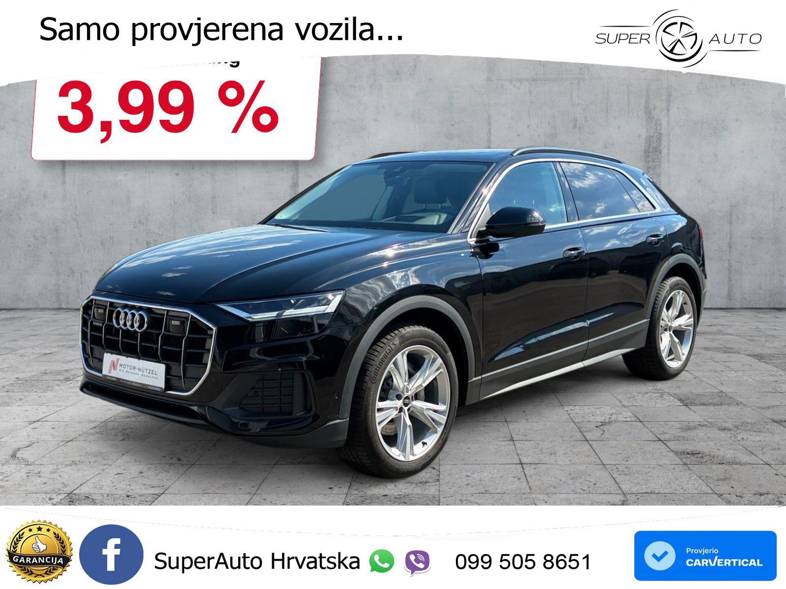 Audi Q8 50 TDI V6 (286 KS) quattro Tiptronic