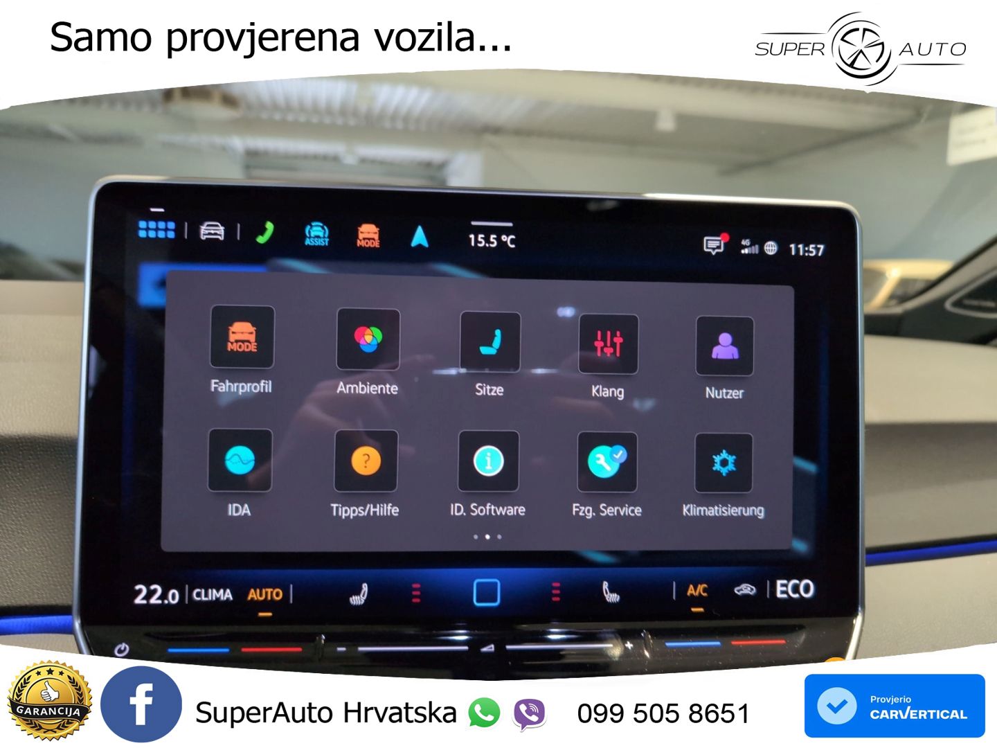 Volkswagen ID.3 GTX Performance 84 kWh (326 KS) LED+GR SJED+ACC