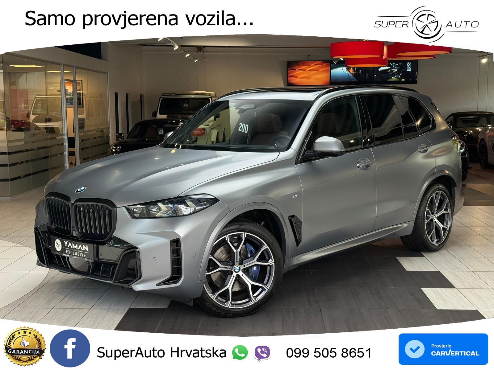BMW X5 30d (298 KS) xDrive Steptronic M Sport ZRAČNI+ACC+GR SJED+KAM+PANO