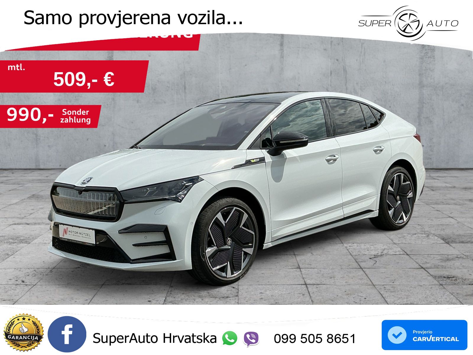 Škoda Enyaq Coupe iV RS 82 kWh (299 KS) AWD Suite LED+GR SJED+ACC
