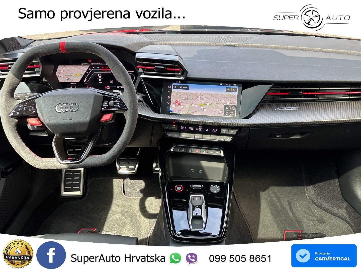 Audi RS3 Sedan 2.5 TFSI (400 KS) quattro S tronic LED+GR SJED+ACC