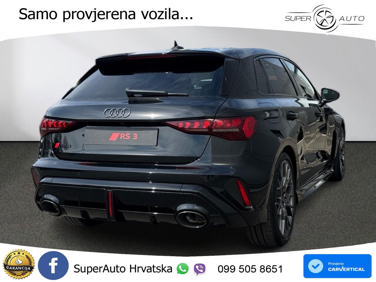 Audi RS3 Sedan 2.5 TFSI (400 KS) quattro S tronic LED+GR SJED+ACC