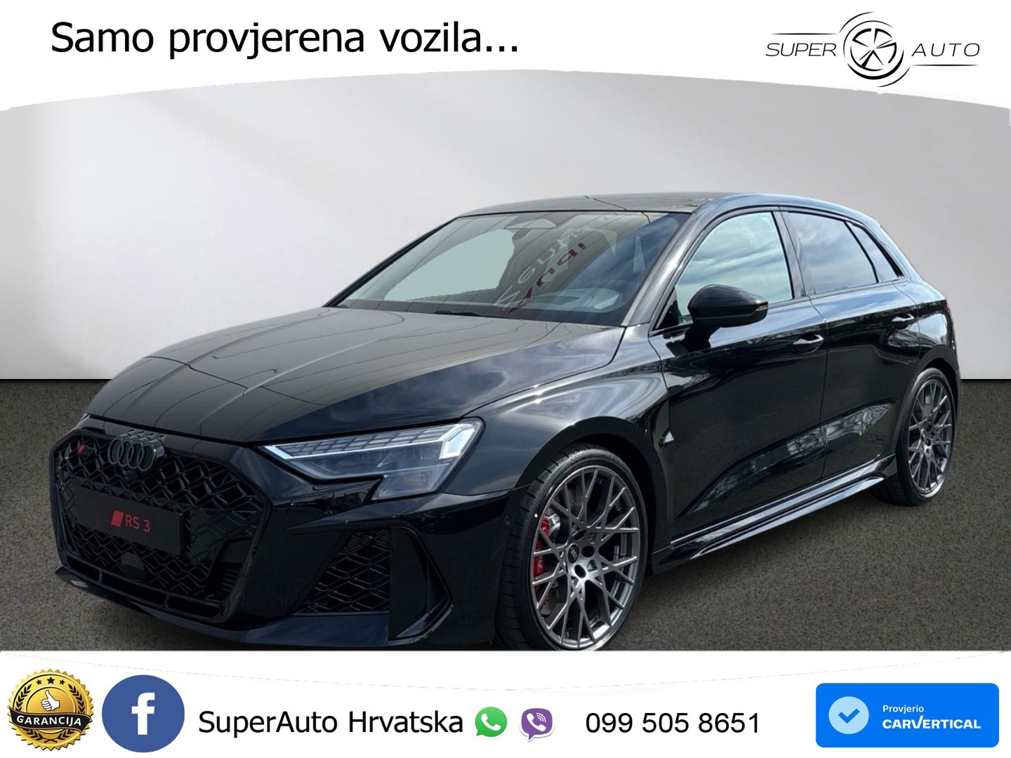 Audi RS3 Sedan 2.5 TFSI (400 KS) quattro S tronic LED+GR SJED+ACC