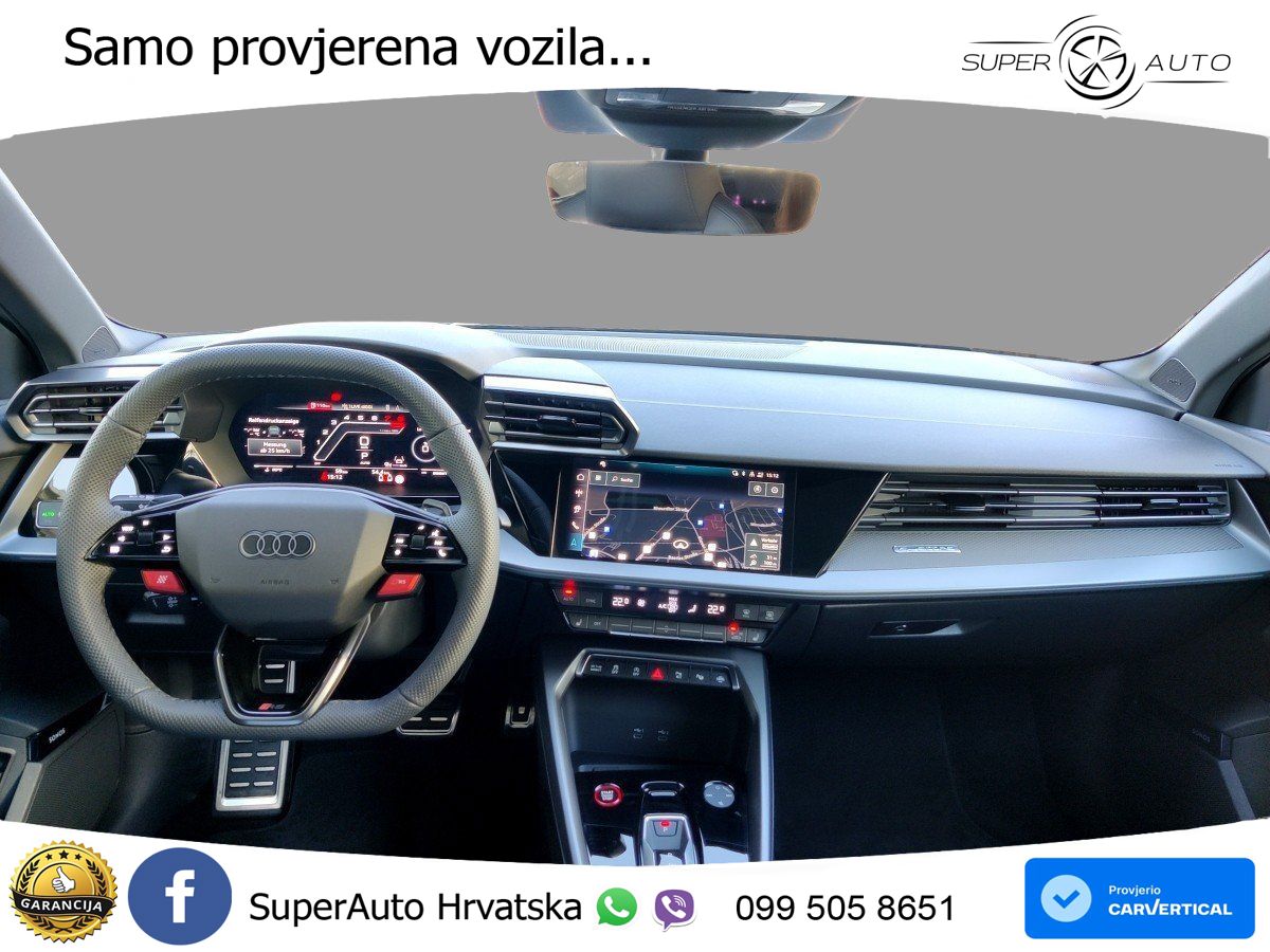 Audi RS3 Sedan 2.5 TFSI (400 KS) quattro S tronic LED+GR SJED+ACC
