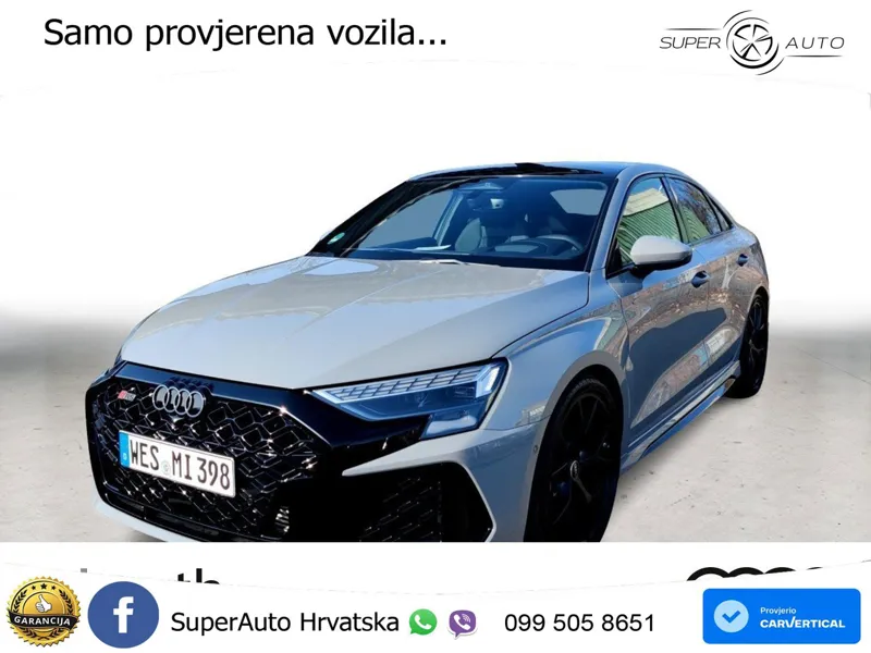 Audi RS3 Sedan 2.5 TFSI (400 KS) quattro S tronic LED+GR SJED+ACC