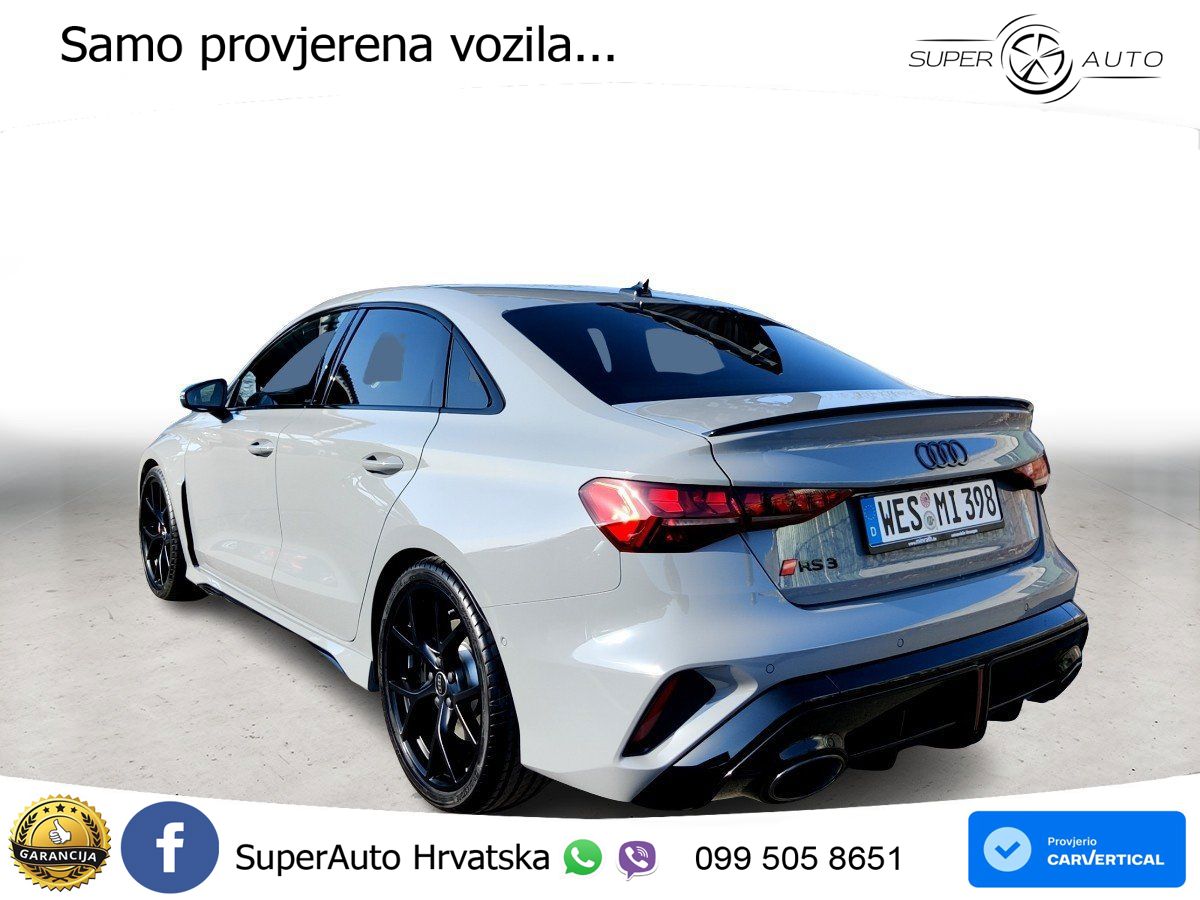 Audi RS3 Sedan 2.5 TFSI (400 KS) quattro S tronic LED+GR SJED+ACC