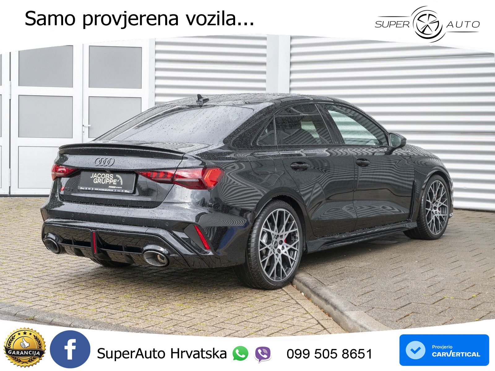 Audi RS3 Sedan 2.5 TFSI (400 KS) quattro S tronic LED+GR SJED+ACC