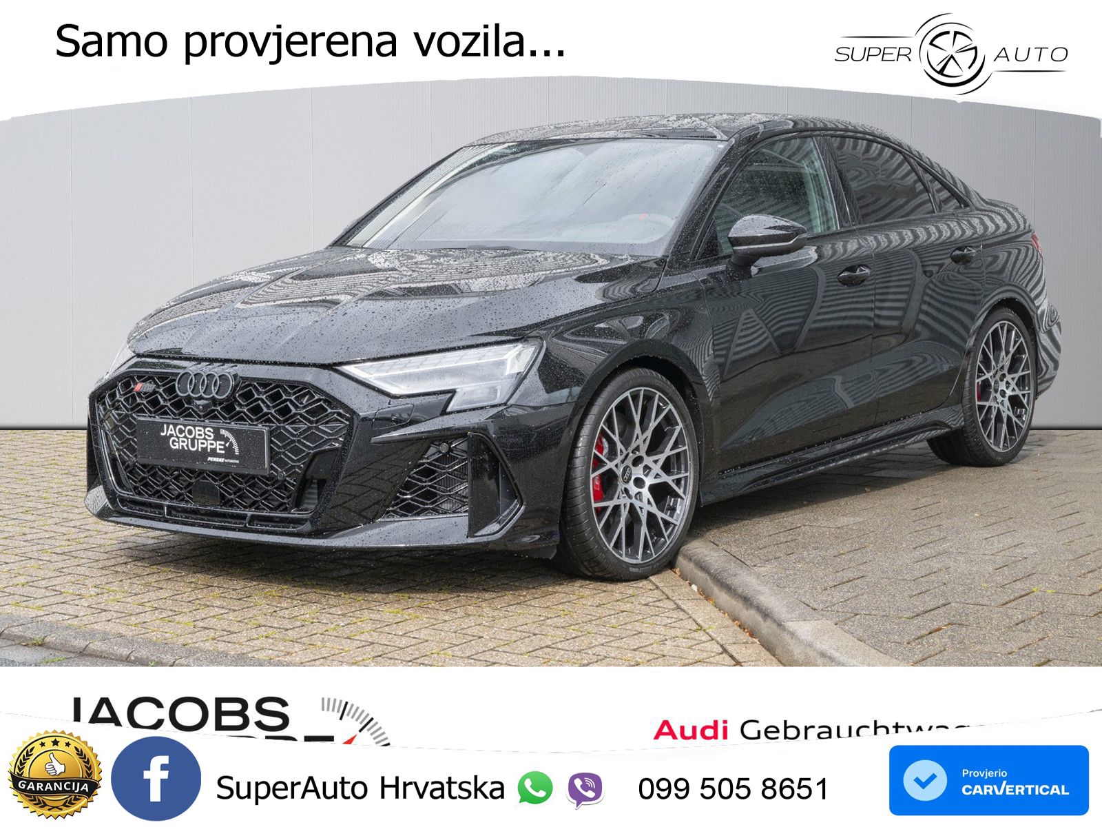 Audi RS3 Sedan 2.5 TFSI (400 KS) quattro S tronic LED+GR SJED+ACC