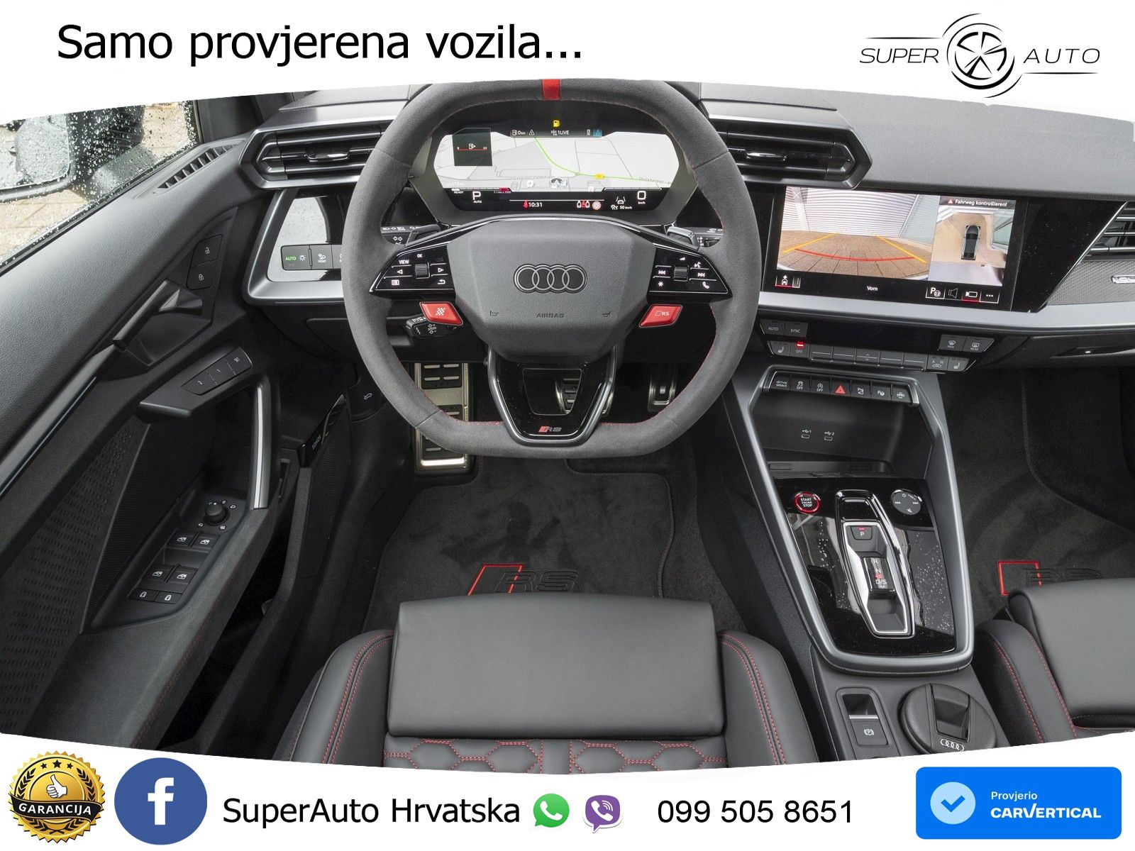 Audi RS3 Sedan 2.5 TFSI (400 KS) quattro S tronic LED+GR SJED+ACC