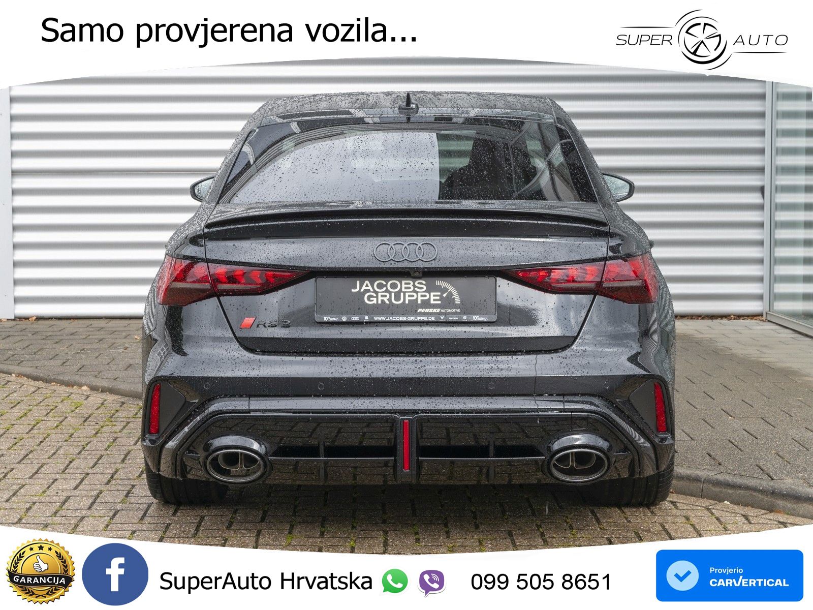 Audi RS3 Sedan 2.5 TFSI (400 KS) quattro S tronic LED+GR SJED+ACC