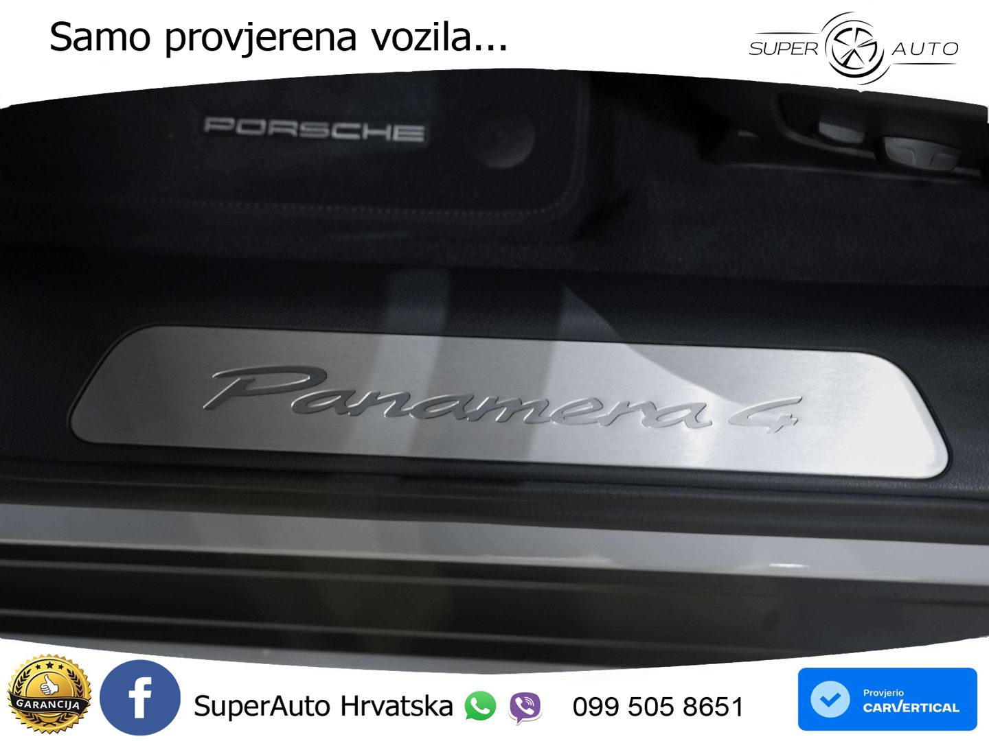 Porsche Panamera 4 2.9 V6 (470 KS) E-Hybrid PDK ZRAČNI+ACC+GR SJED+KAM+PANO