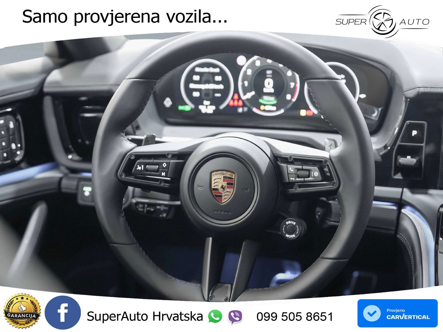 Porsche Panamera 4 2.9 V6 (470 KS) E-Hybrid PDK ZRAČNI+ACC+GR SJED+KAM+PANO