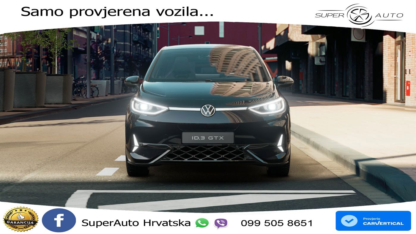 Volkswagen ID.3 GTX Performance 84 kWh (326 KS) LED+GR SJED+ACC