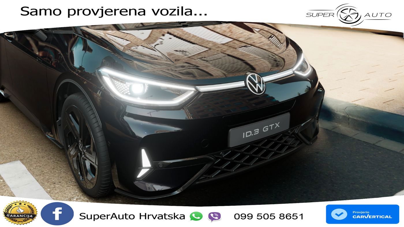 Volkswagen ID.3 GTX Performance 84 kWh (326 KS) LED+GR SJED+ACC