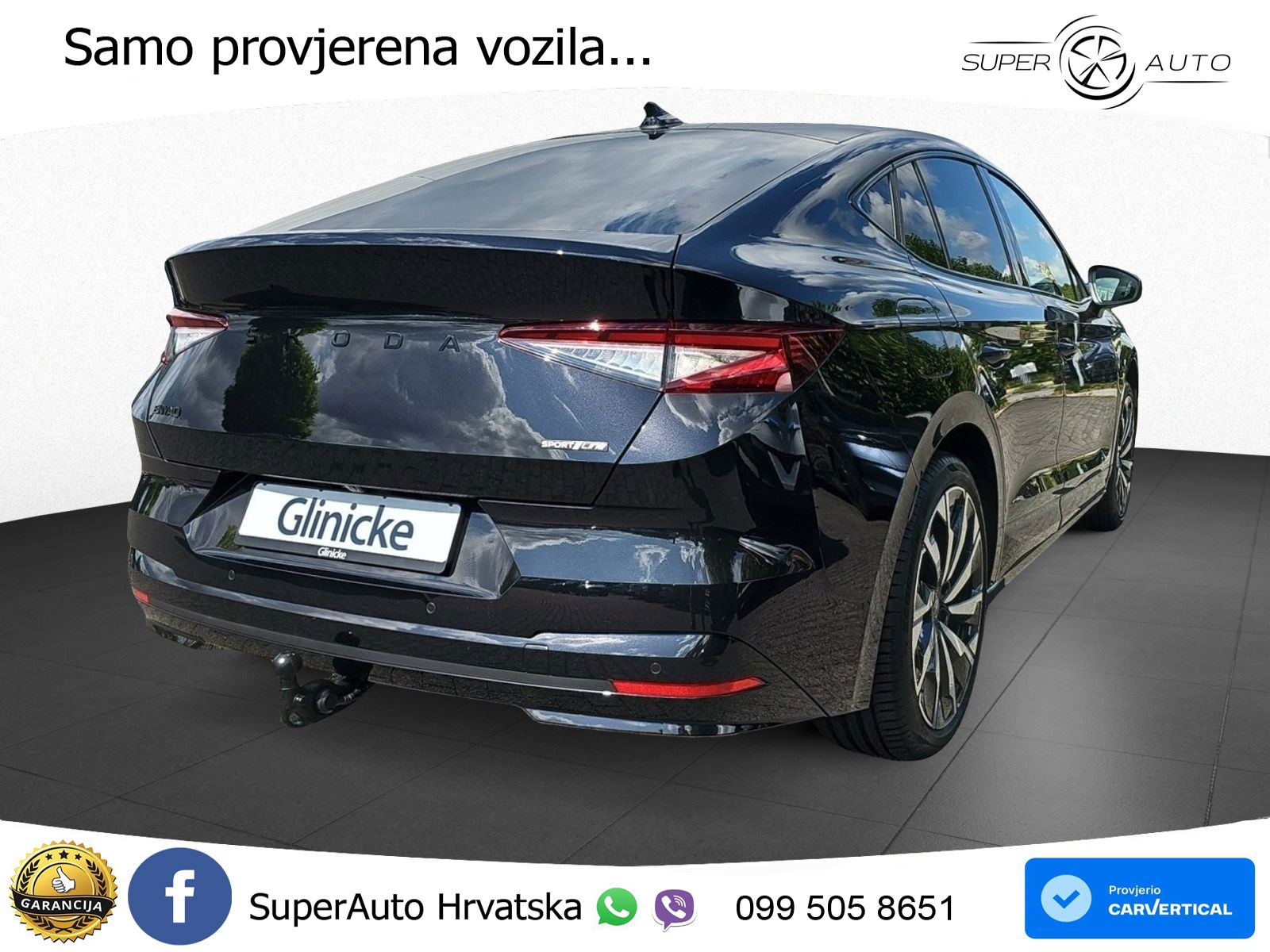 Škoda Enyaq Coupe iV 85 82 kWh (286 KS) SportLine LED+GR SJED+ACC