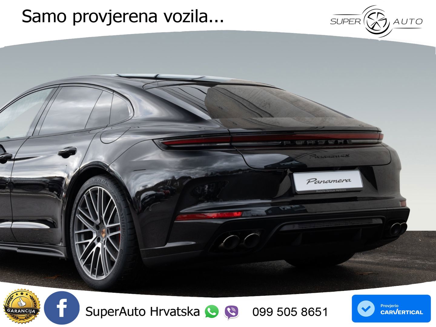 Porsche Panamera 4S 2.9 V6 (544 KS) E-Hybrid PDK ACC+HEAD+4xGR SJED+360+PANO